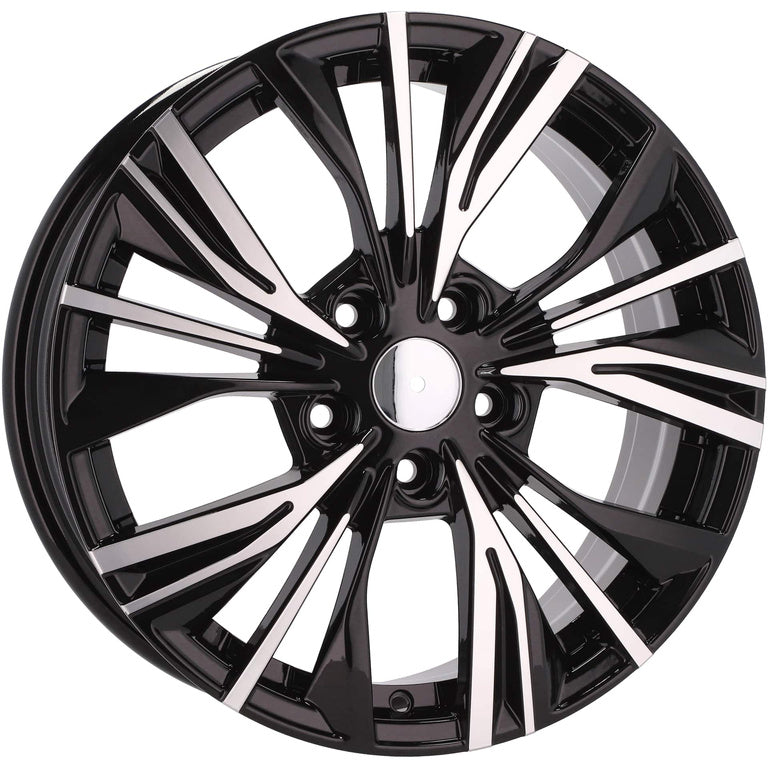 Alu kola pro Nissan FE224 7x18 5x114.3 ET47 66.1 Black Polished | Wheelsup.cz