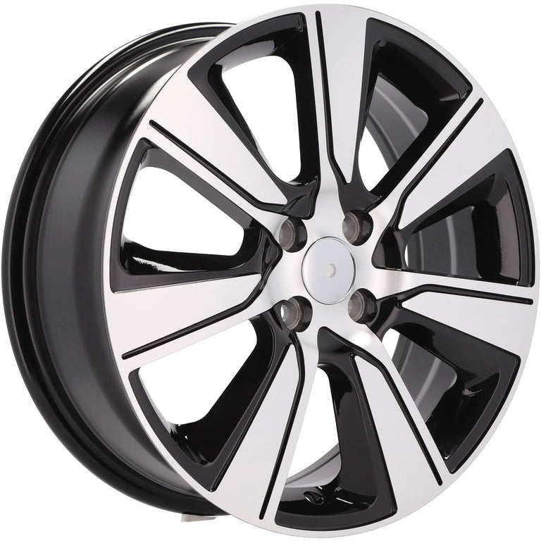 Alu kola pro Racing Line L1671 6.5x17 4x100 ET45 Black Polished | Wheelsup.cz