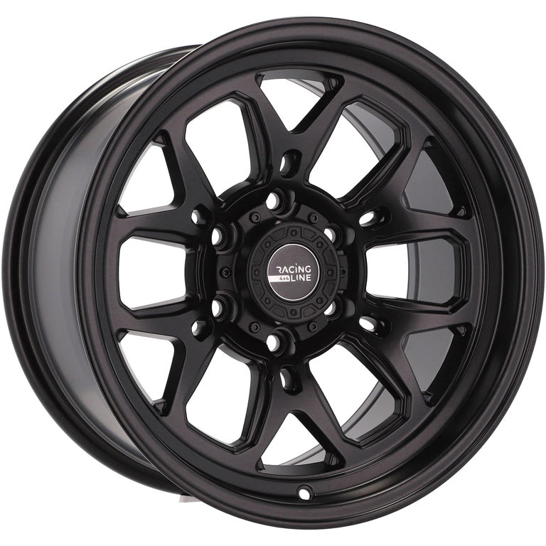 Alu kola pro Offroad B1106 9x17 5x127 ET-6 78.1 Black Half Matt | Wheelsup.cz