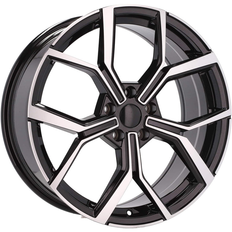 Alu kola pro Volkswagen B5952 7.5x18 5x112 ET40 Black Polished | Wheelsup.cz