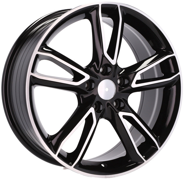 Alu kola pro Mazda M502 7.5x18 5x114.3 ET48 67.1 Black Polished | Wheelsup.cz
