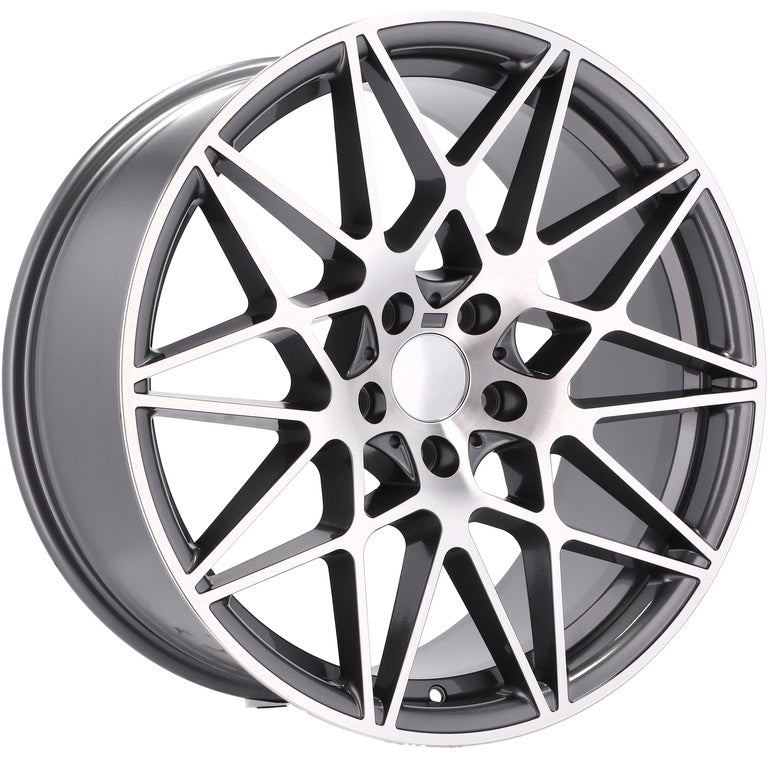 Alu kola pro BMW B5167 9.5x18 5x120 ET40 72.6 Grey Polished | Wheelsup.cz