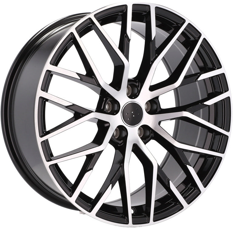 Alu kola pro Audi XFE30 8x18 5x112 ET40 66.6 Black Polished
