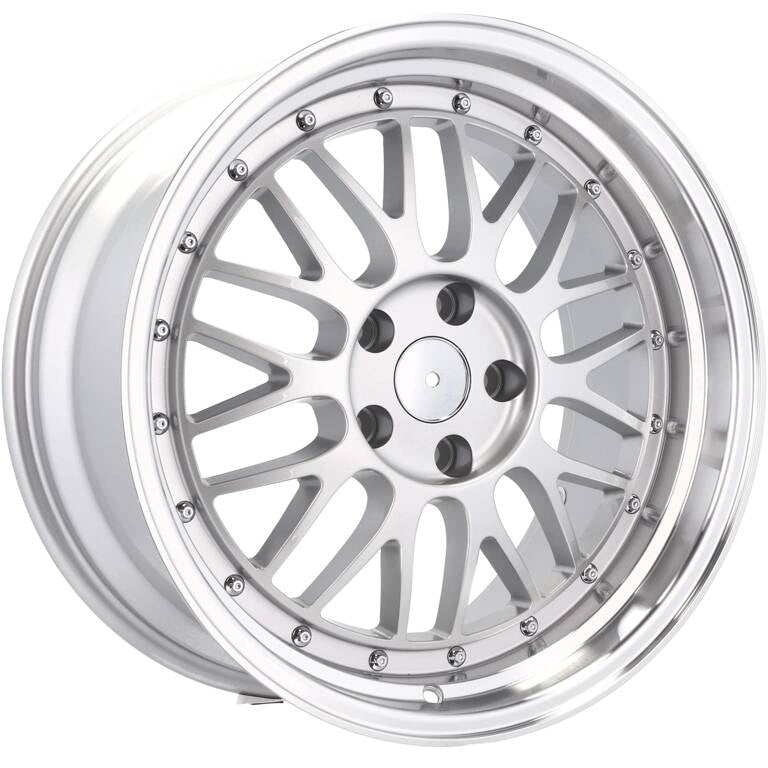 Alu kola Racing Line A1025 8.5x17 5x120 ET15 Polished Silver | Wheelsup.cz