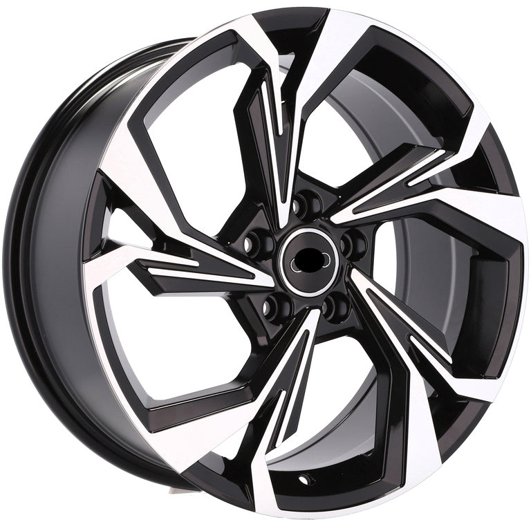 Alu kola pro Audi B5893 8x18 5x112 ET40 66.6 Black Polished | Wheelsup.cz