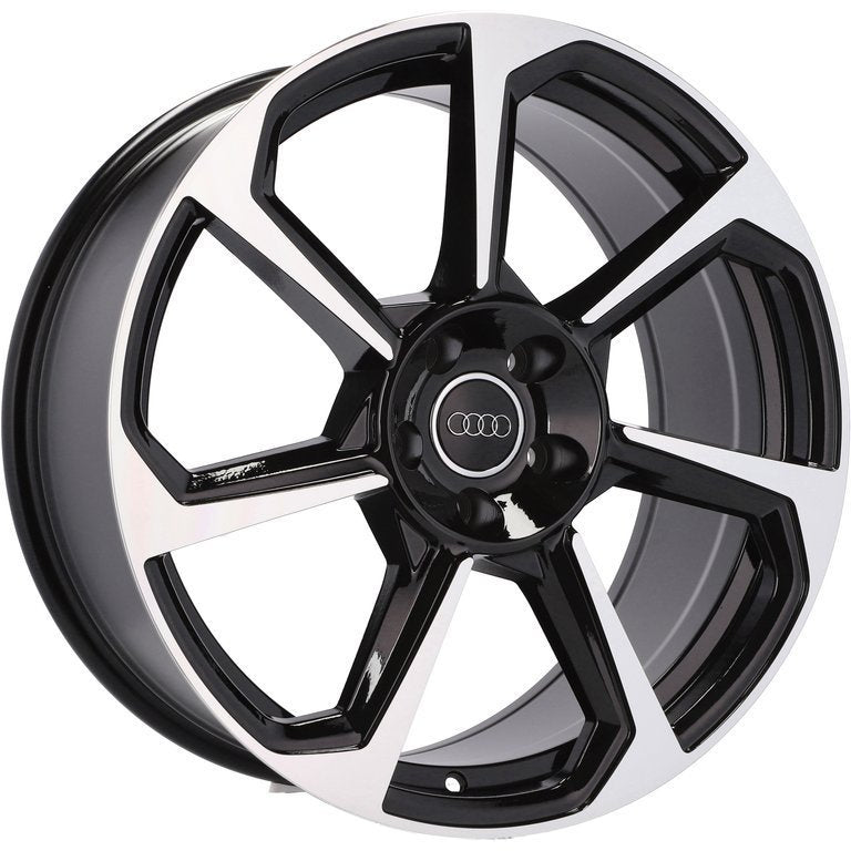 Alu kola pro Audi B5213 8x18 5x112 ET34 57.1 Black Polished | Wheelsup.cz