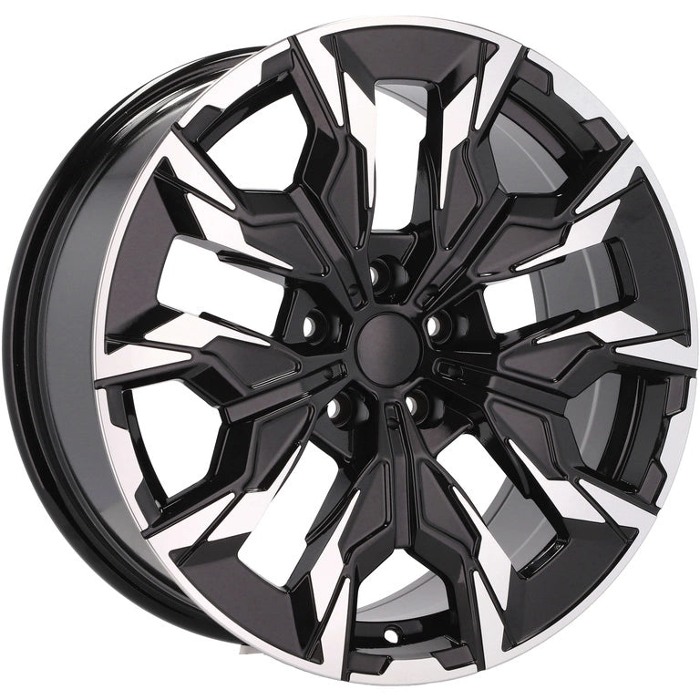 Alu kola pro BMW B1992 8x18 5x112 ET30 66.6 Black Polished | Wheelsup.cz