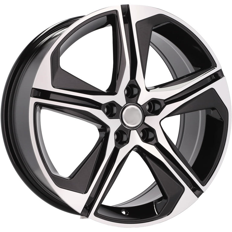 Alu kola pro Seat B5817 7.5x18 5x112 ET46 57.1 Black Polished | Wheelsup.cz