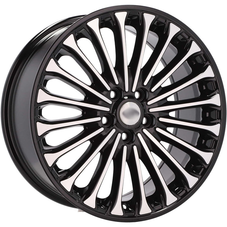 Alu kola pro Ford Y0056 8x18 5x108 ET55 63.4 Black Polished | Wheelsup.cz