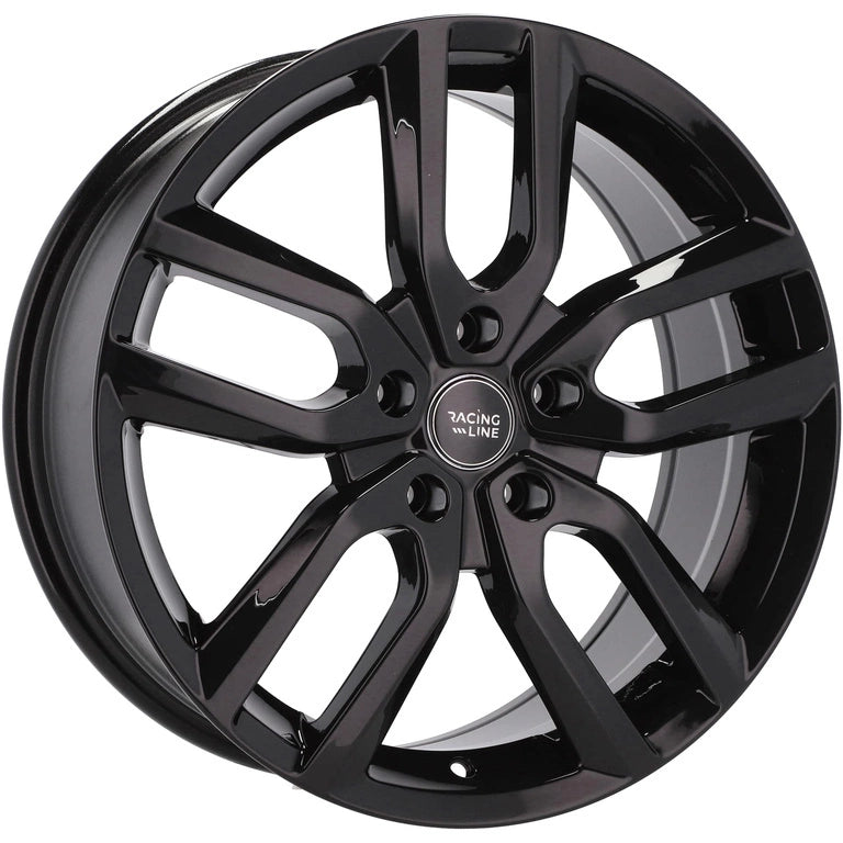 Alu kola Racing Line B5883 7.5x18 5x108 ET45 73.1 Black Half Matt