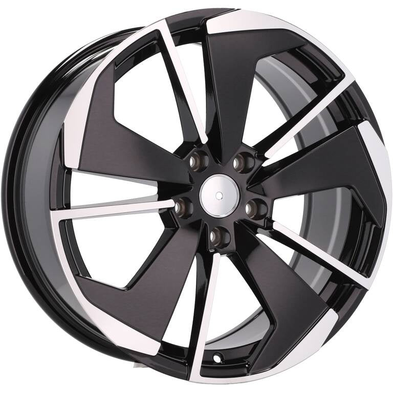 Alu kola pro Škoda I5579 8x18 5x112 ET45 57.1 Black Polished | Wheelsup.cz