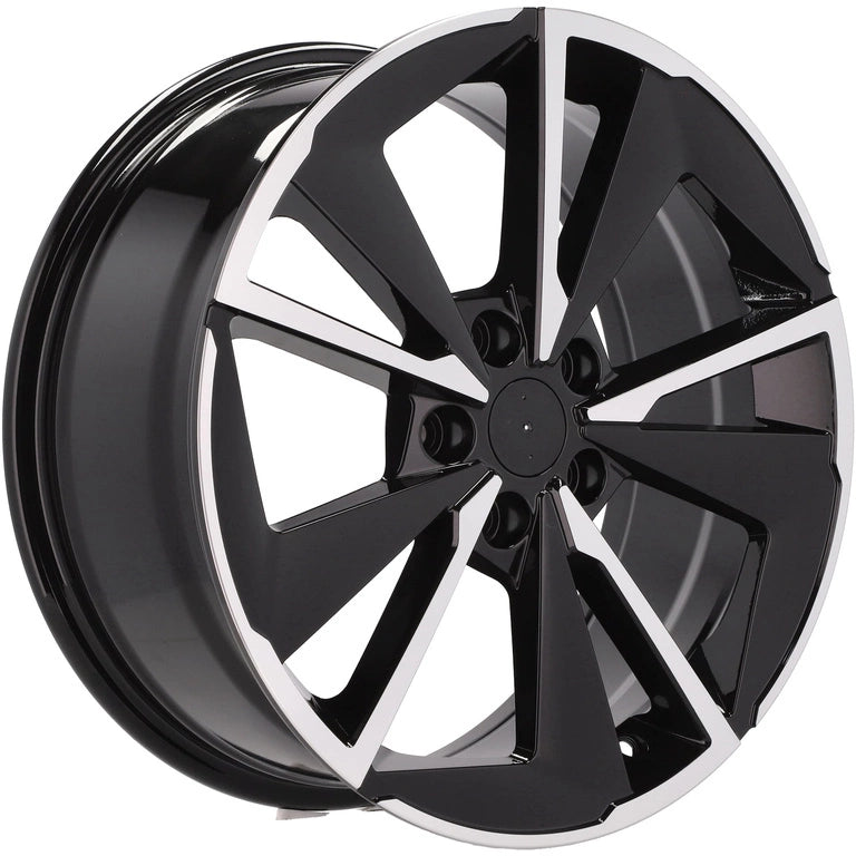 Alu kola pro Nissan D1982 7.5x18 5x114.3 ET45 66.1 Black Polished | Wheelsup.cz