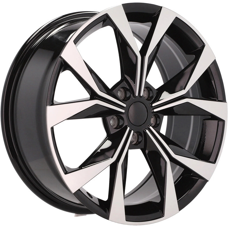 Alu kola pro Škoda I5627 7.5x18 5x112 ET45 57.1 Black Polished | Wheelsup.cz