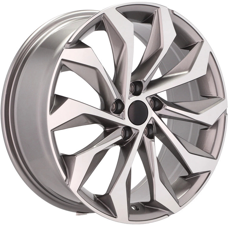 Alu kola pro Škoda I1139 8x19 5x112 ET41 57.1 Grey Polished | Wheelsup.cz