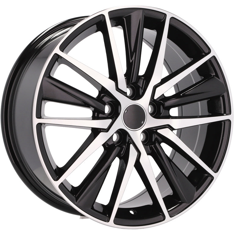Alu kola pro Toyota B1638 8x18 5x114.3 ET50 60.1 Black Polished | Wheelsup.cz