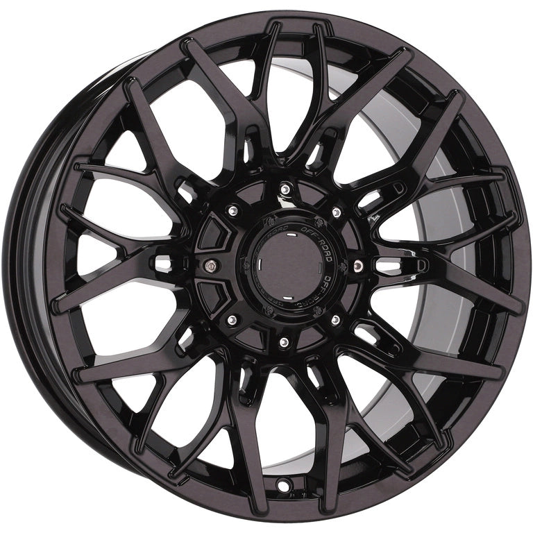 Alu kola pro Offroad B1848 9x18 6x139.7 ET15 106.1 Black | Wheelsup.cz