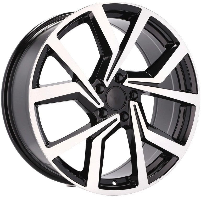 Alu kola pro Volkswagen B1154 6x15 5x112 ET38 57.1 Black Polished | Wheelsup.cz