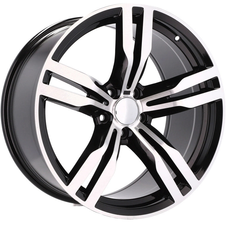 Alu kola pro BMW B5327 8.5x19 5x112 ET25 66.6 Black Polished | Wheelsup.cz