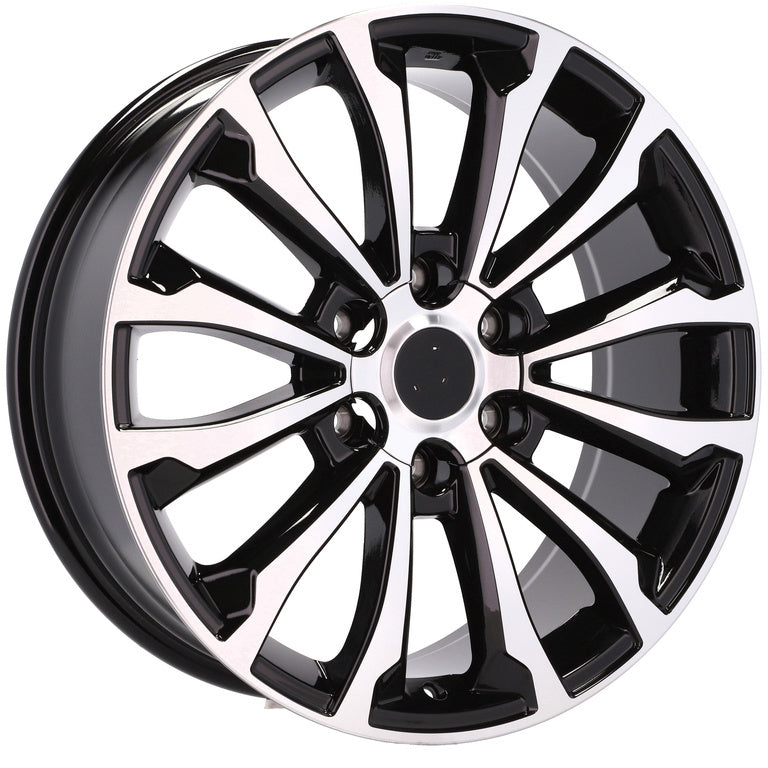 Alu kola pro Toyota XE203 7.5x19 6x139.7 ET25 106.1 Black Polished