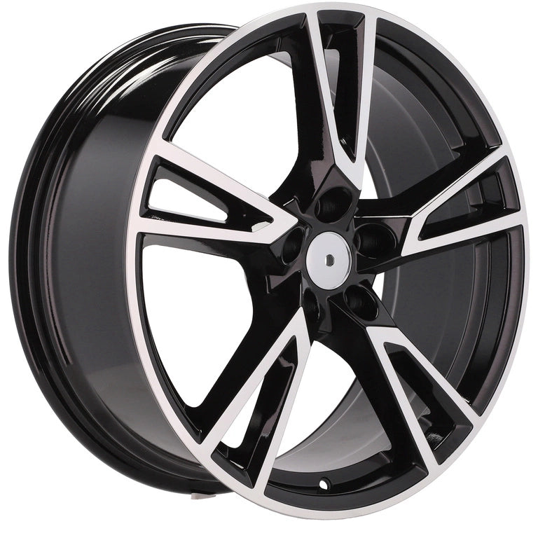 Alu kola pro Audi A043 8x19 5x112 ET39 66.6 Black Polished | Wheelsup.cz