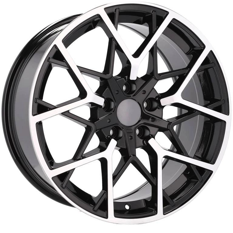 Alu kola pro BMW B1383 8x18 5x120 ET34 72.6 Black Polished | Wheelsup.cz