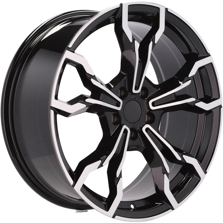 Alu kola pro BMW I5596 8x19 5x112 ET27 66.6 Black Polished | Wheelsup.cz