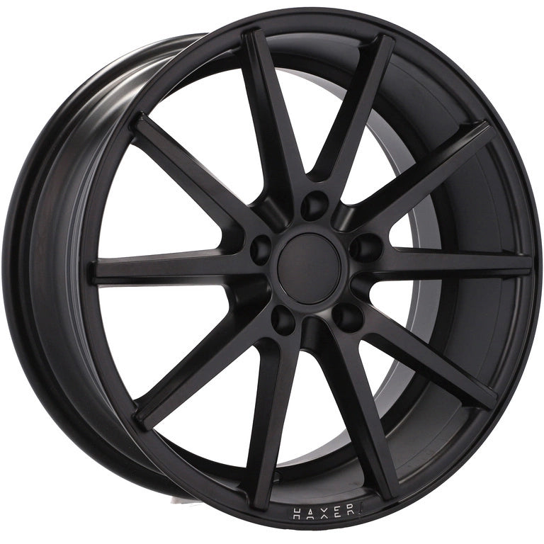 Alu kola HAXER HX014 9x18 5x112 ET38 66.6 Black Half Matt | Wheelsup.cz