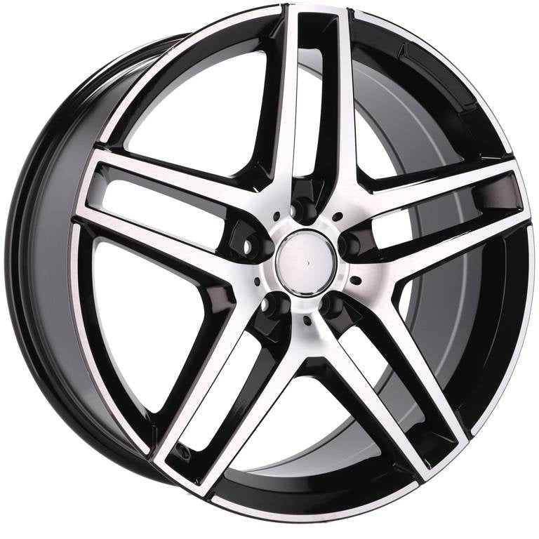 Alu kola pro Mercedes BK967 8.5x20 5x112 ET43 66.6 Black Polished | Wheelsup.cz