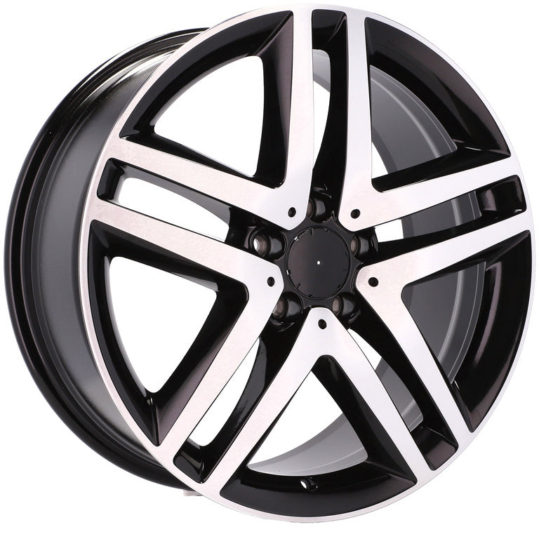 Alu kola pro Mercedes XFE69 8x19 5x112 ET52 66.6 Black Polished | Wheelsup.cz