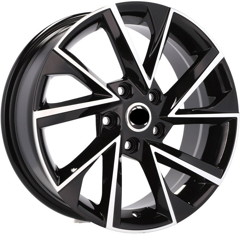 Alu kola pro Škoda FE181 8.5x20 5x112 ET38 57.1 Black Polished | Wheelsup.cz