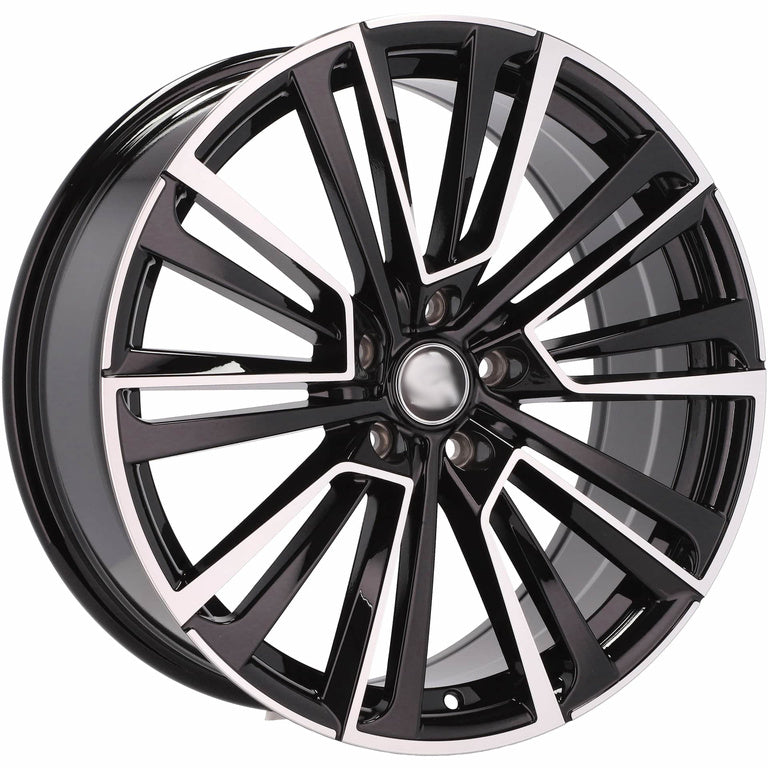 Alu kola pro Škoda I0361 8x19 5x112 ET44 57.1 Black Polished | Wheelsup.cz