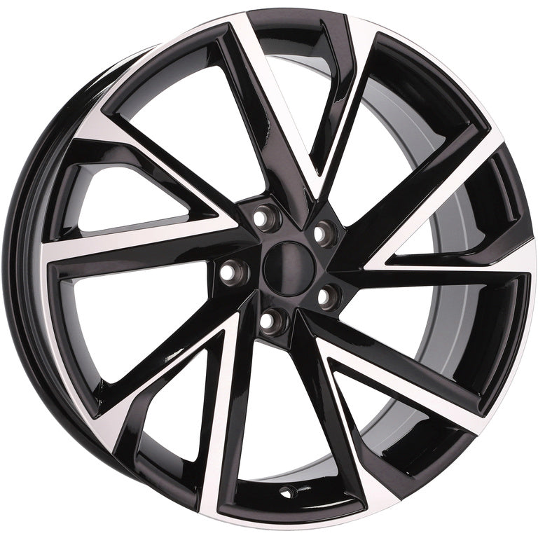 Alu kola pro Škoda I5568 8x19 5x112 ET41 57.1 Black Polished | Wheelsup.cz