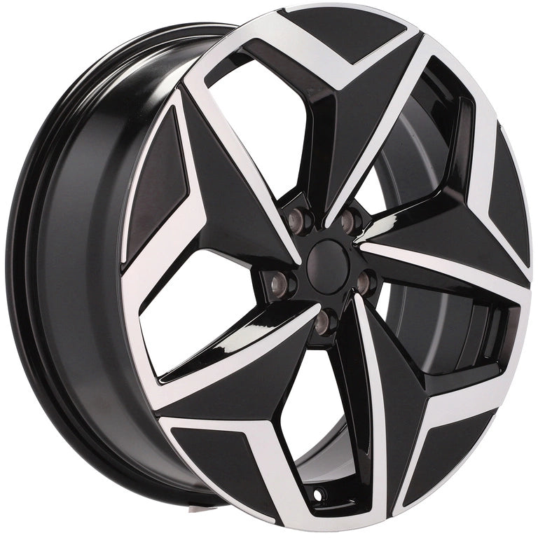 Alu kola pro Volkswagen I5649 7.5x19 5x112 ET50 57.1 Black Polished | Wheelsup.cz