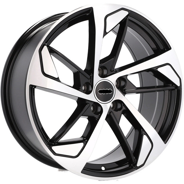 Alu kola pro Audi XE139 8x18 5x112 ET35 66.6 Black Polished | Wheelsup.cz