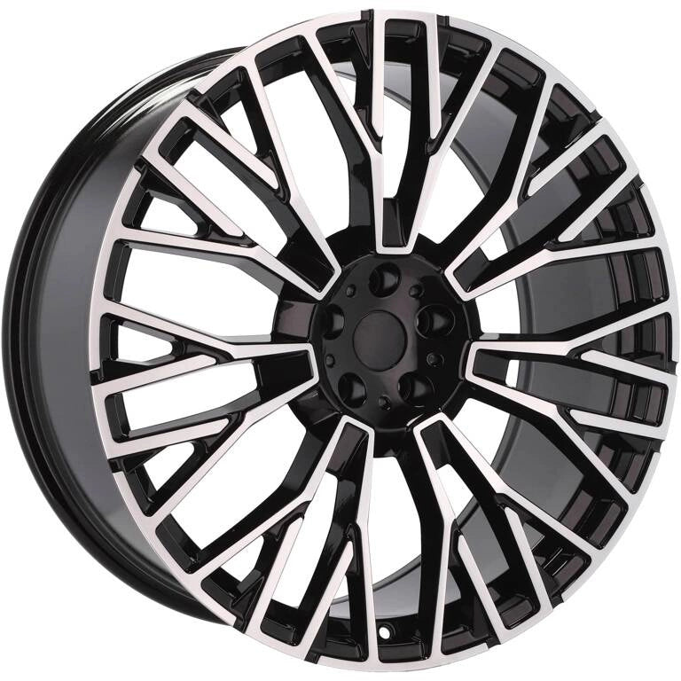 Alu kola pro BMW 3S1111 10.5x22 5x112 ET43 66.6 Black Polished | Wheelsup.cz