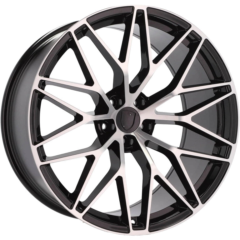 Alu kola pro Porsche 3S1067 9x20 5x112 ET26 66.6 Black Polished | Wheelsup.cz