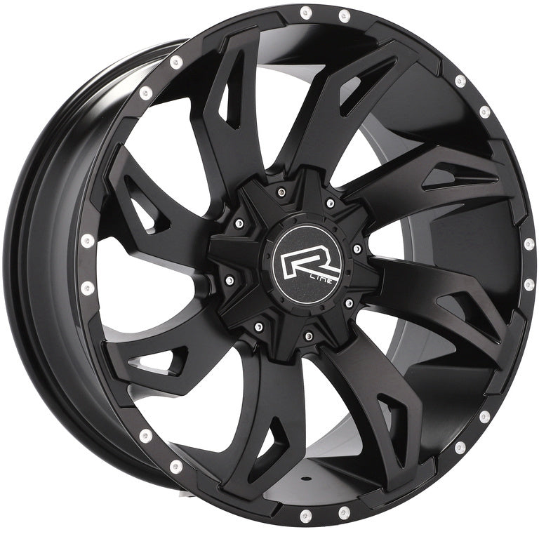 Alu kola pro Offroad A8075 9x20 6x135 ET0 110.1 Black Matt