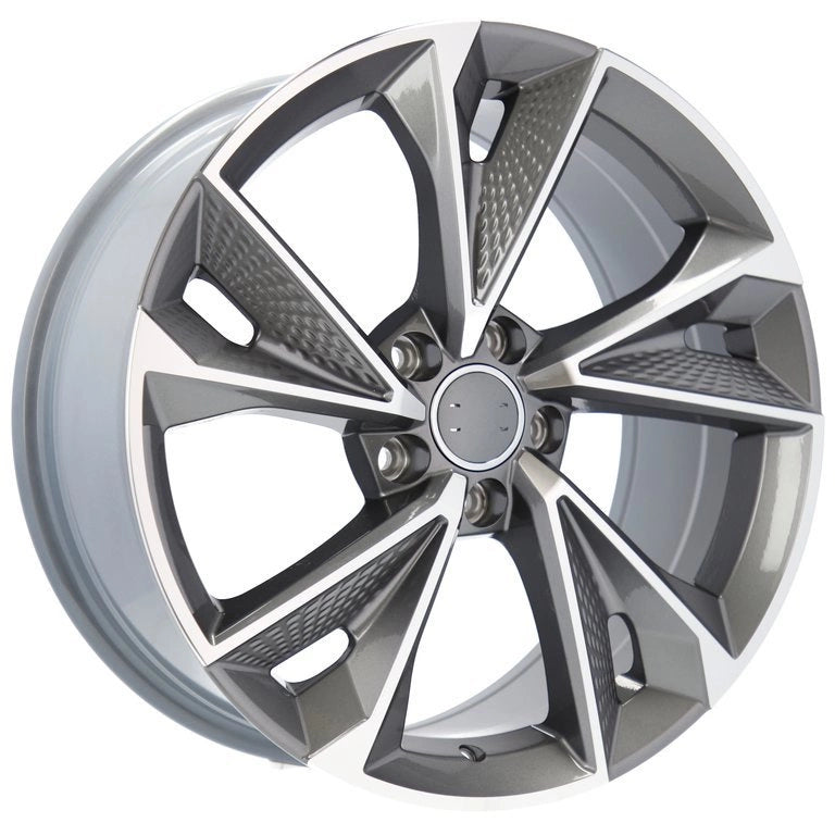 Alu kola pro Audi B1566 8.5x19 5x112 ET35 66.6 Grey Polished | Wheelsup.cz