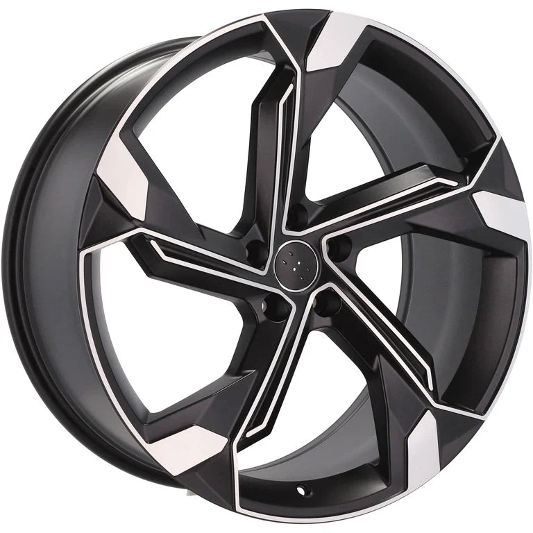 Alu kola pro Audi Y1201 8.5x19 5x112 ET40 66.6 Black Polished | Wheelsup.cz