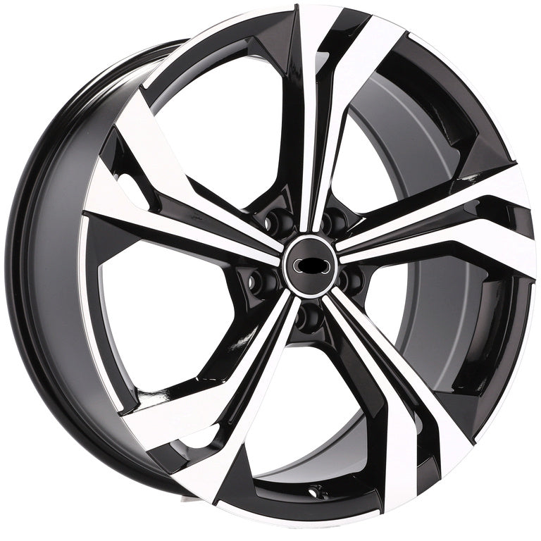 Alu kola pro Audi B5873 8.5x20 5x112 ET36 66.6 Black Polished | Wheelsup.cz