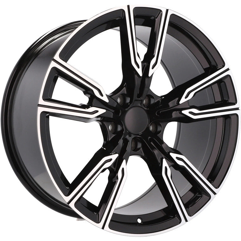 Alu kola pro BMW H5033 9.5x22 5x112 ET37 66.6 Black Polished