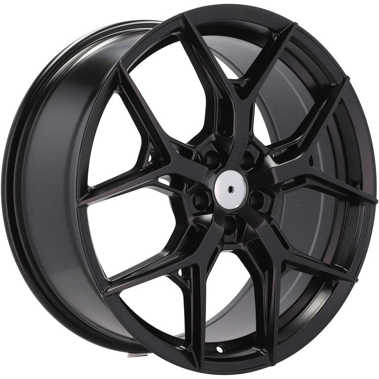 Alu kola Racing Line B1696 8.5x20 5x108 ET40 63.4 Black Half Matt | Wheelsup.cz