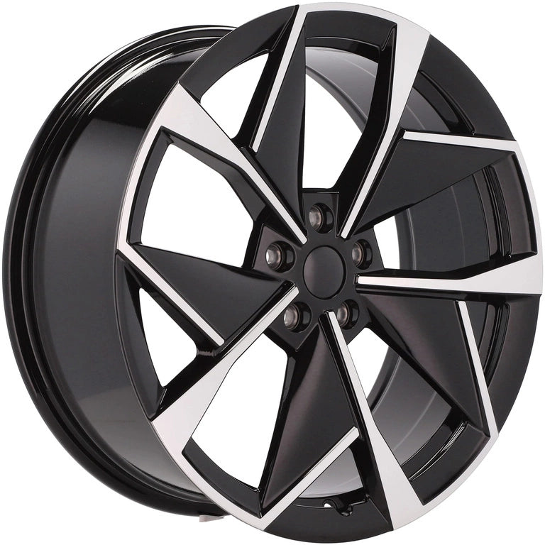 Alu kola pro Škoda I5638 8x19 5x112 ET45 57.1 Black Polished | Wheelsup.cz