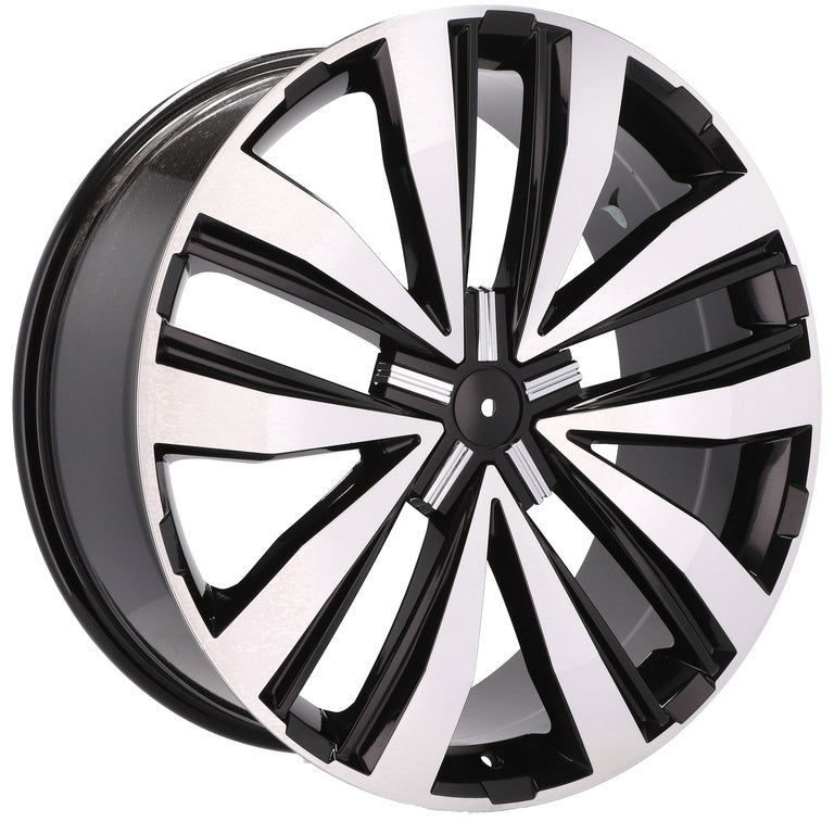 Alu kola pro Volkswagen A5377 7.5x17 5x120 ET50 65.1 Black Polished | Wheelsup.cz