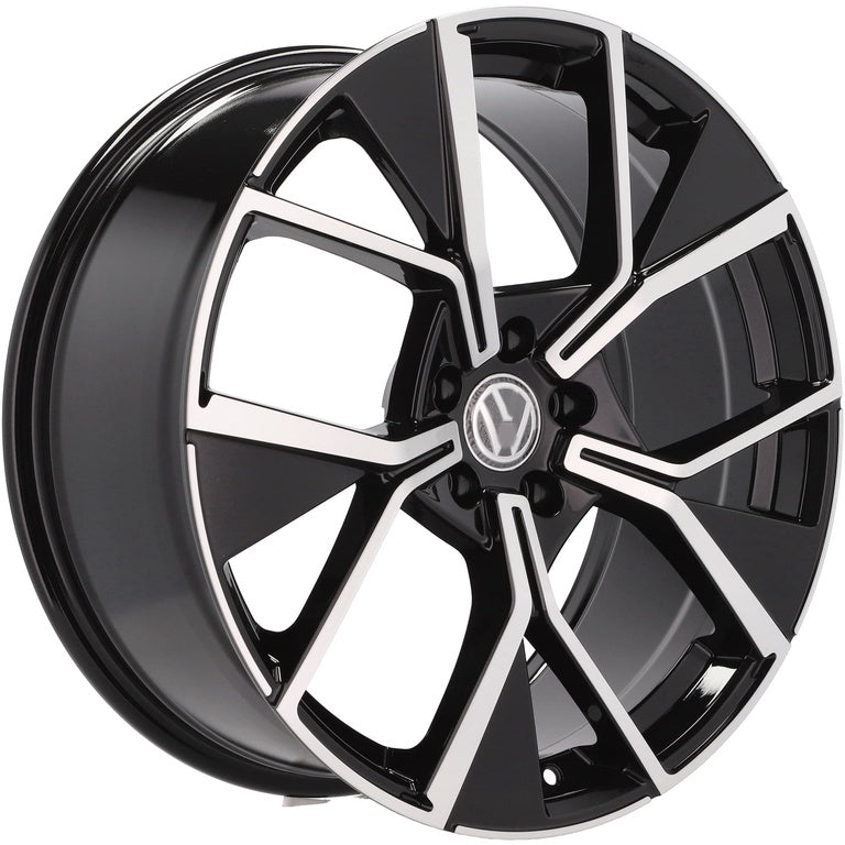 Alu kola pro Volkswagen Y1196 8.5x20 5x112 ET38 57.1 Black Polished | Wheelsup.cz