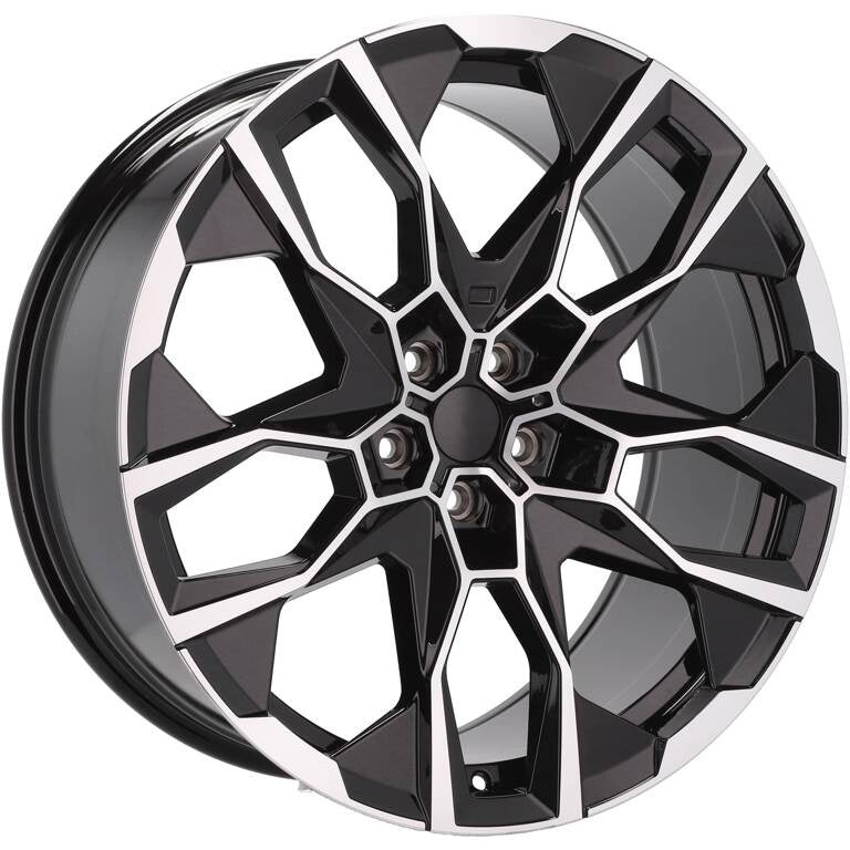 Alu kola pro BMW I5592 10.5x22 5x112 ET43 66.6 Black Polished | Wheelsup.cz