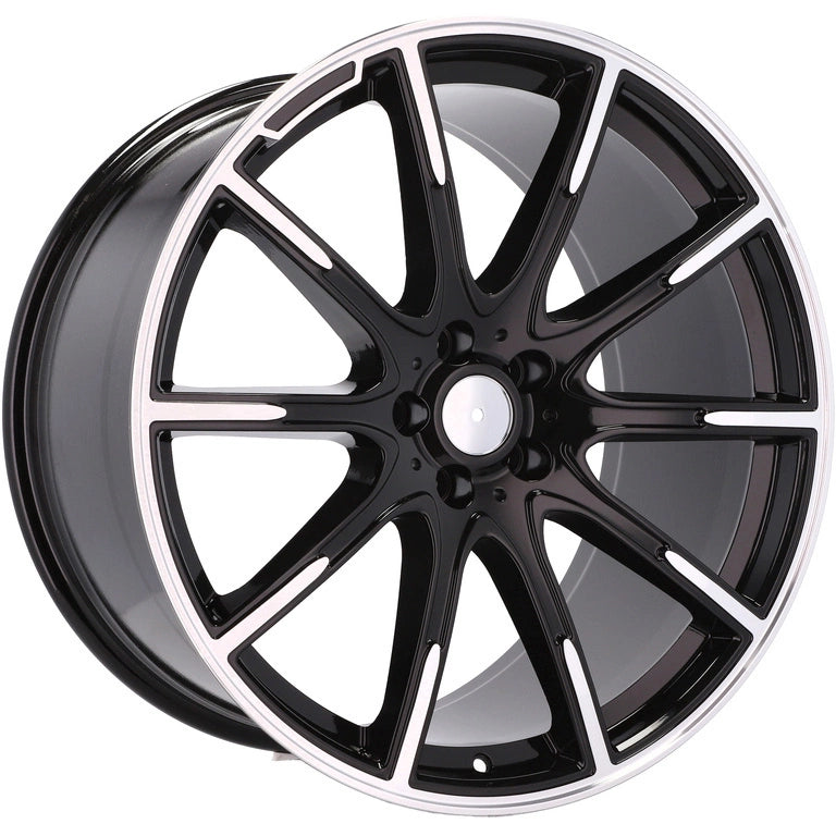 Alu kola pro Mercedes FE236 10.5x22 5x112 ET38 66.6 Black Polished
