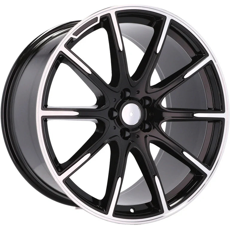 Alu kola pro Mercedes FE236 8.5x19 5x112 ET36 66.6 Black Polished