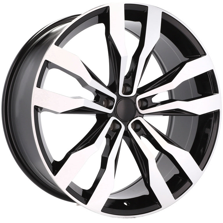 Alu kola pro Volkswagen B5333 8x18 5x112 ET41 57.1 Black Polished | Wheelsup.cz