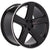 Alu kola pro Porsche FE023 9x21 5x112 ET26 66.6 Black & Polished Lip